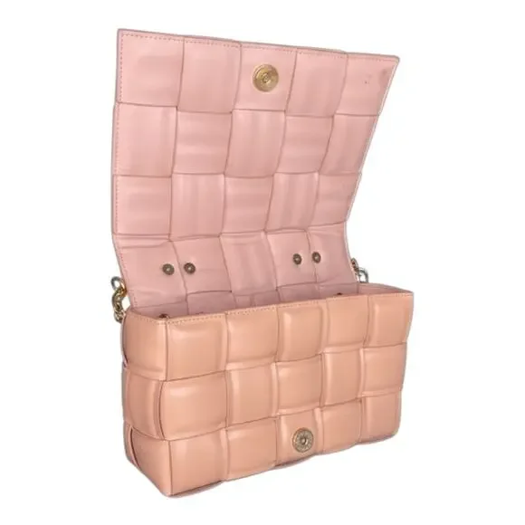 Ines Woven Crossbody Bag with Gold Chain - Picture 2 of 2